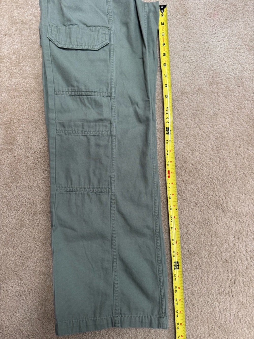 Aeropostale Sz XS Women's Cargo Pants in Sage Green - Relaxed Utility Style - Picture 8 of 9